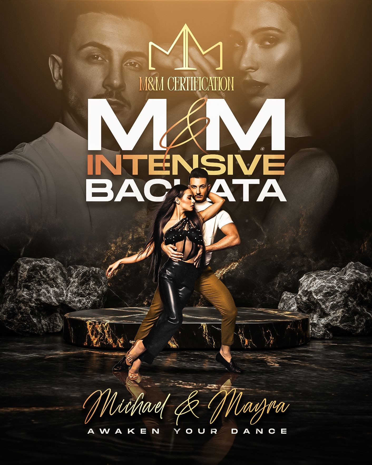 M&M Intensive Bachata certification poster
